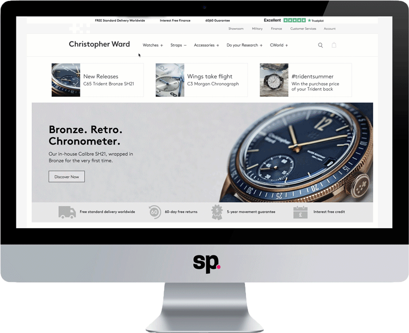Christopher Ward Press Release - Screen Pages