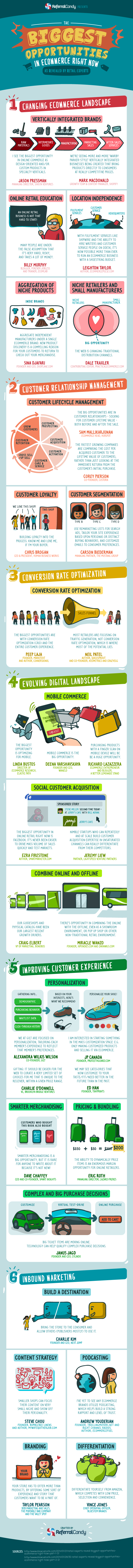 The Biggest Opportunities in Ecommerce right now, as revealed by Retail Experts [Infographic]